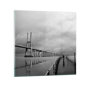 Obraz na skle - Každému, co mu patří - 50x50 cm