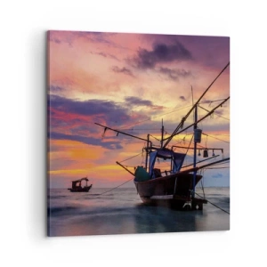 Obraz na plátně - Exotický večer - 60x60 cm