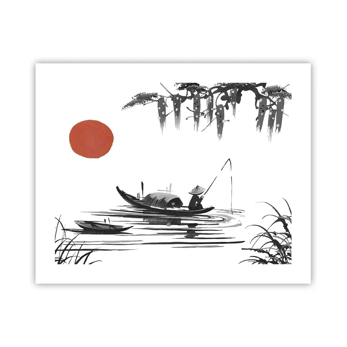 Plakát - Asijské odpoledne - 50x40 cm