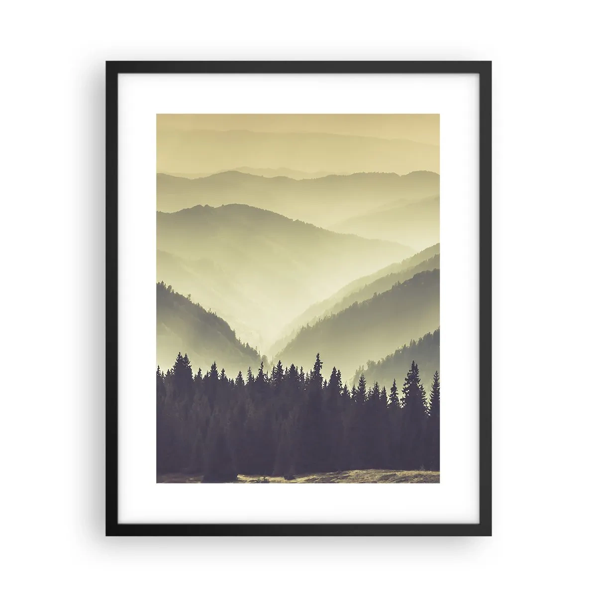 Plakát v černém rámu - Za sedmero horami… - 40x50 cm