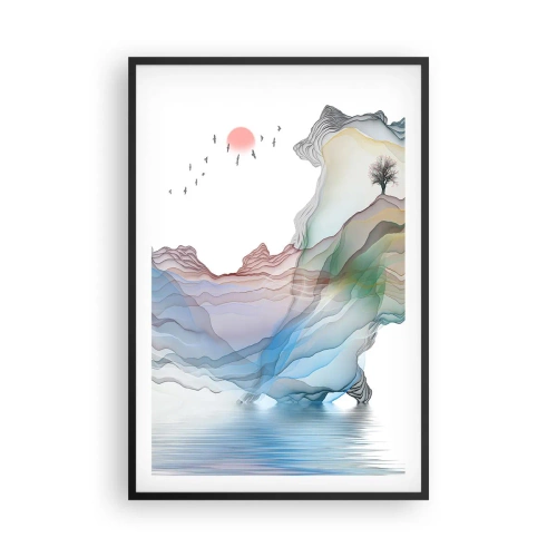 Plakát v černém rámu - Ke křišťálovým horám - 61x91 cm