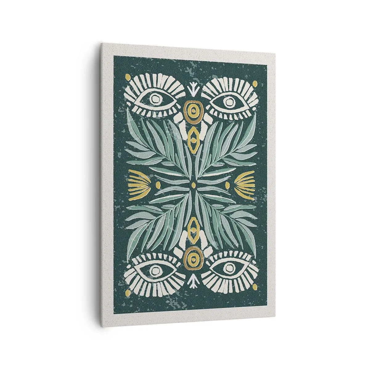 Obraz na plátně - Jako lidová vystřihovánka - 70x100 cm