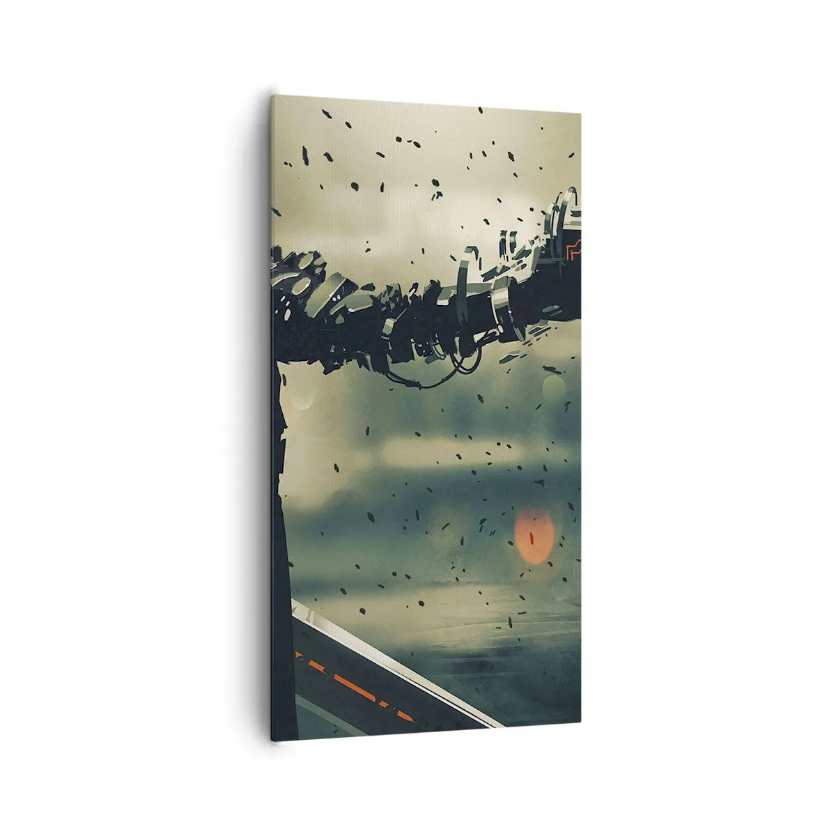 Obraz na plátně - Vražedná zbraň - tvůj vlastní terminátor - 65x120 cm