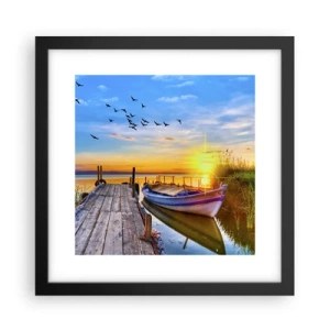 Plakát v černém rámu - Na shledanou zítra - 30x30 cm