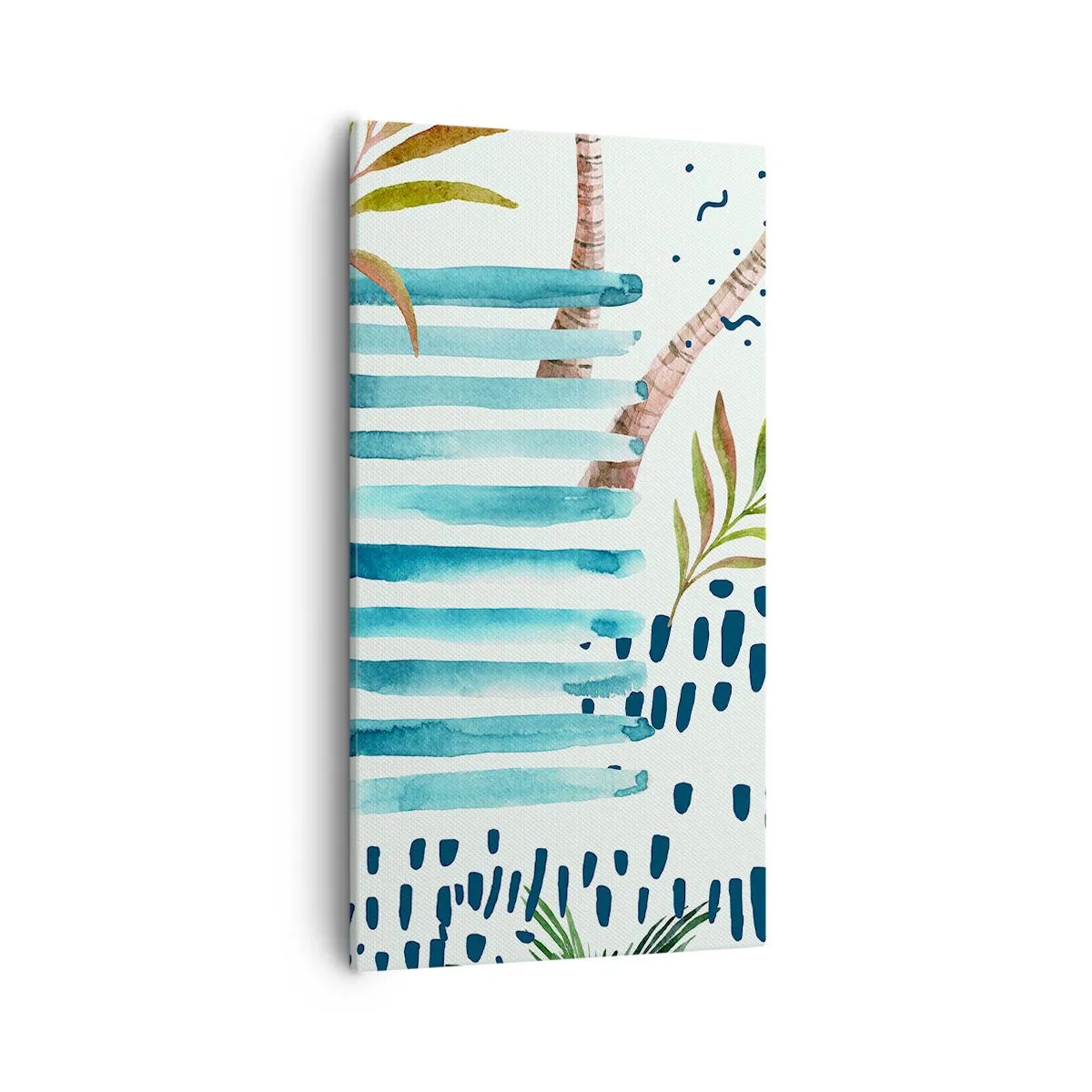 Obraz na plátně - Prázdniny pod palmami - 55x100 cm