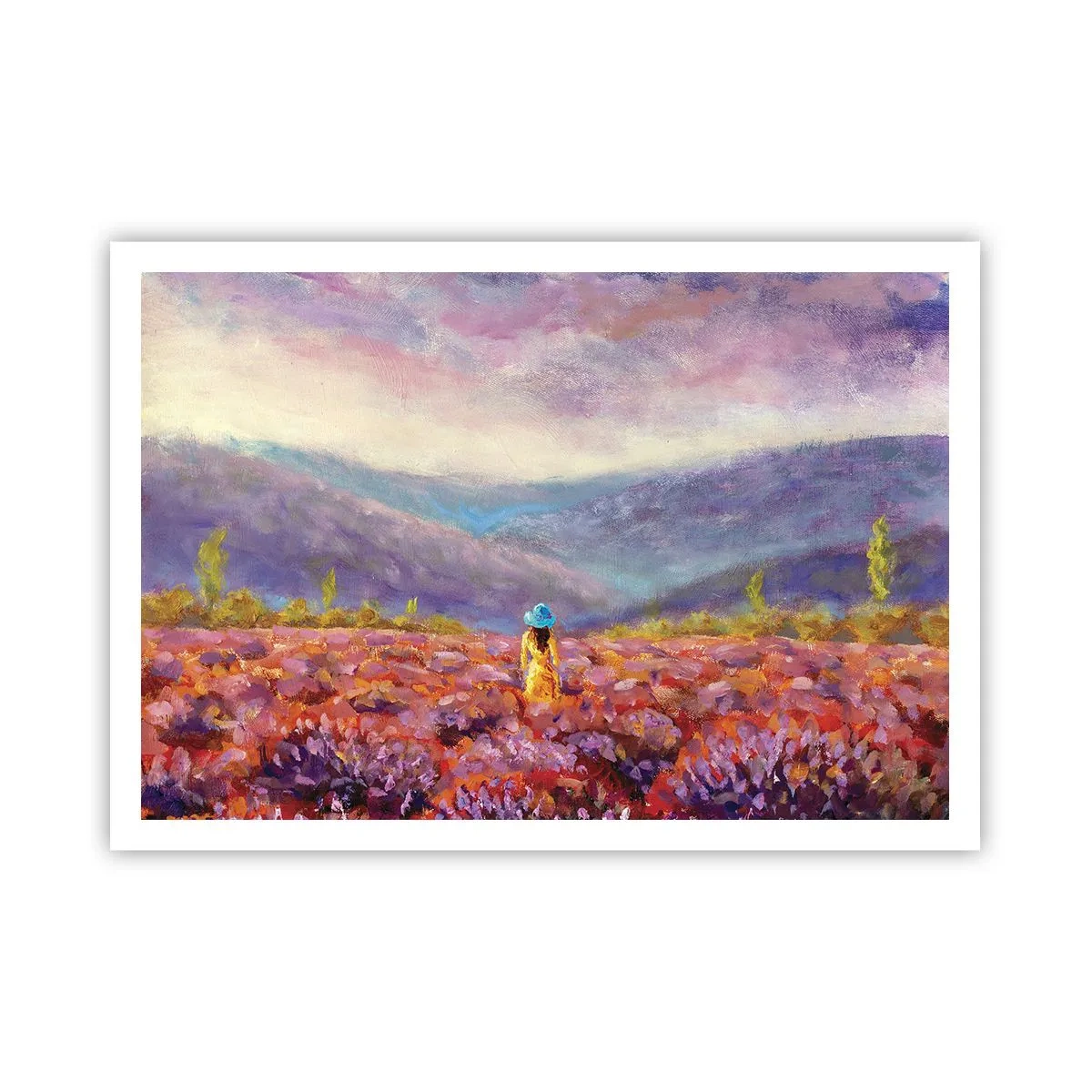 Plakát - V levandulovém světě - 100x70 cm