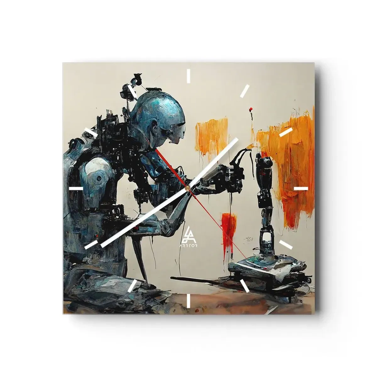 Nástěnné hodiny - Už zítra… - 40x40 cm