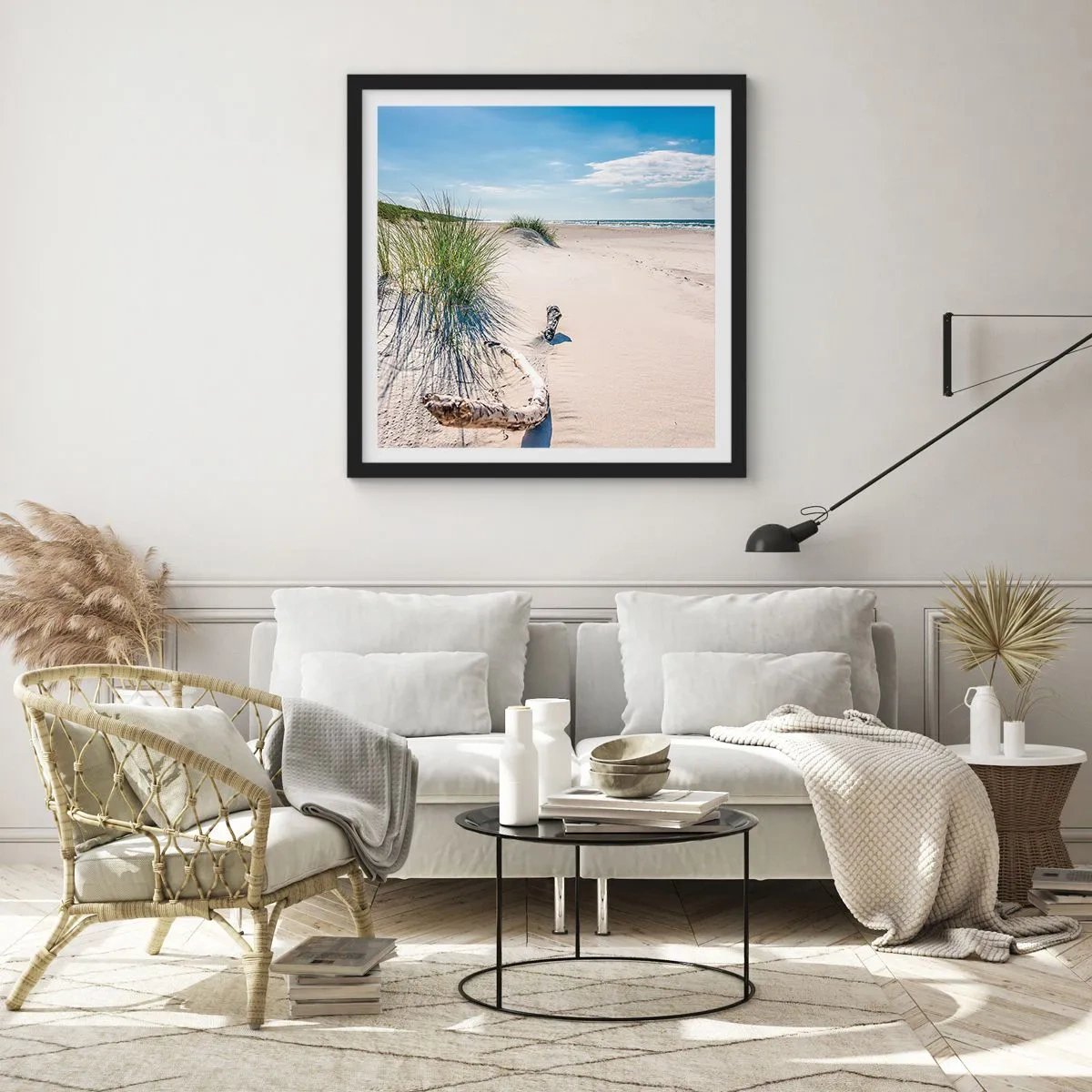 Plakát v černém rámu - Nejkrásnější? Baltská - 60x60 cm