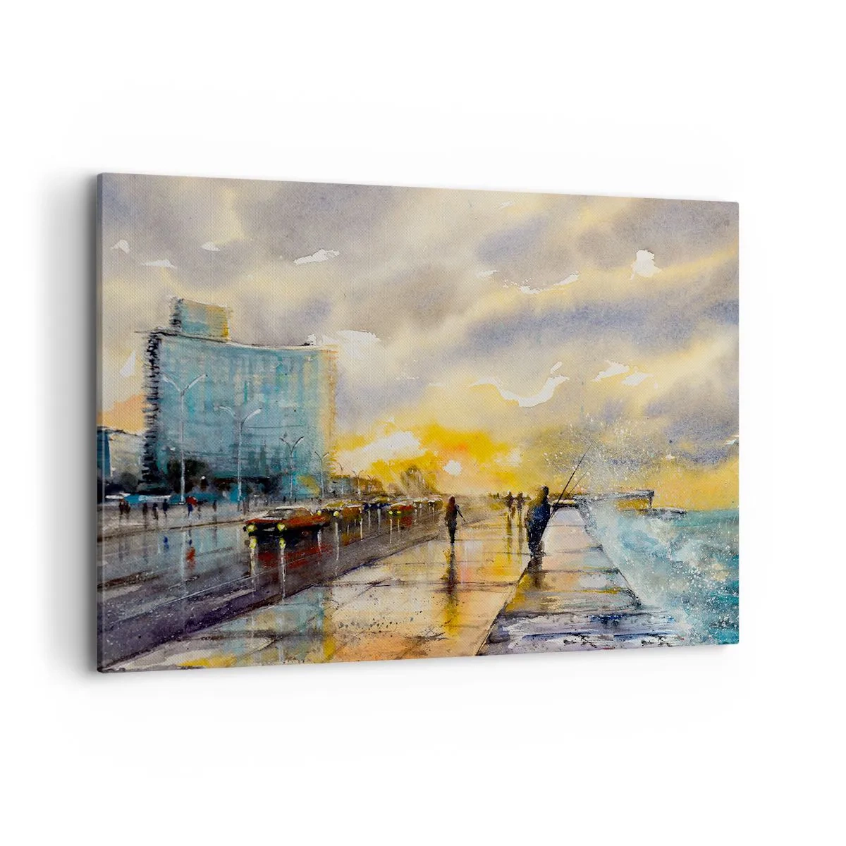 Obraz na plátně - Život na pobřeží - 120x80 cm
