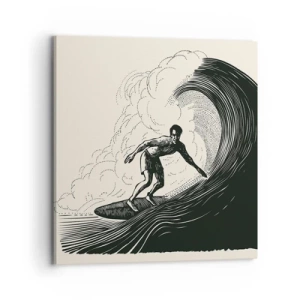 Obraz na plátně - Král vln - 70x70 cm