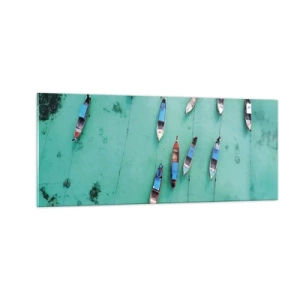 Obraz na skle - V radostném očekávání - 100x40 cm