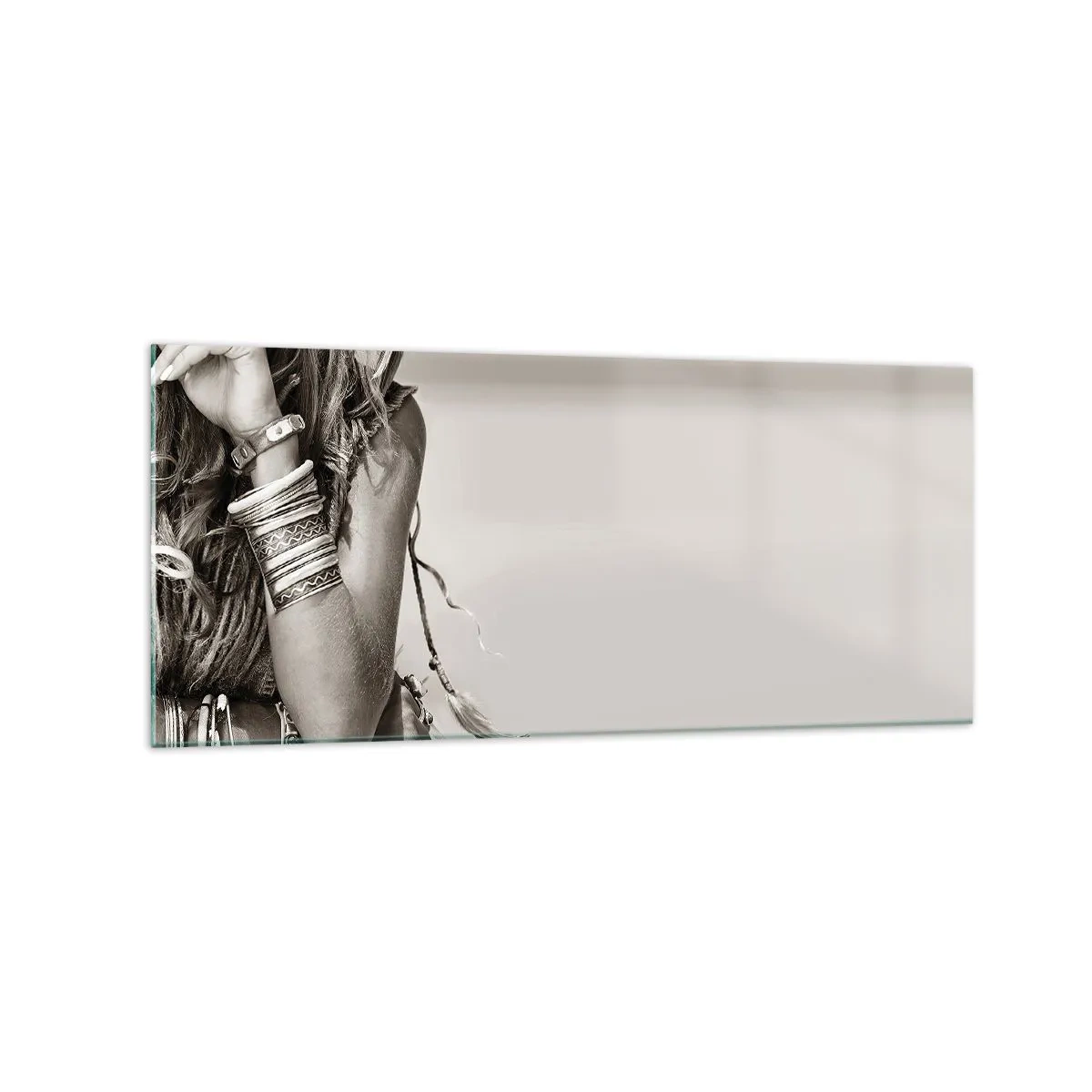 Obraz na skle - Jako dívka - 120x50 cm