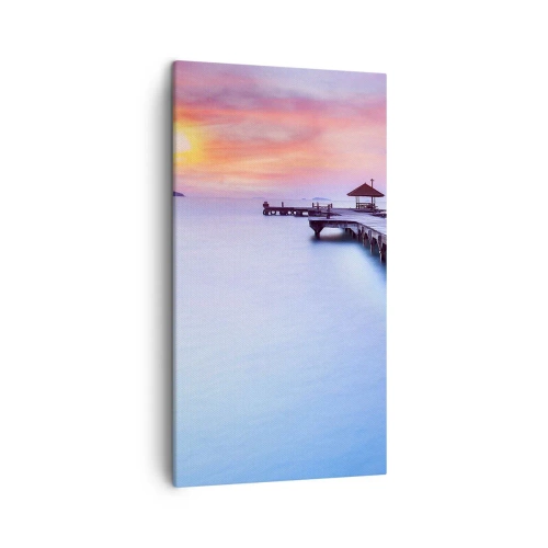 Obraz na plátně - Moře klidu až po horizont - 45x80 cm