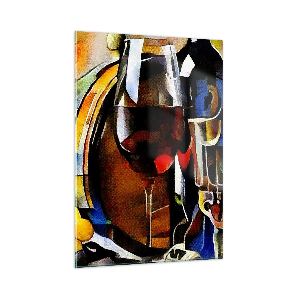 Obraz na skle - I svět dostává barvy - 50x70 cm