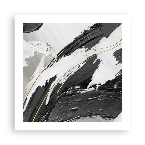 Plakát - Velkorysá abstrakce - 50x50 cm