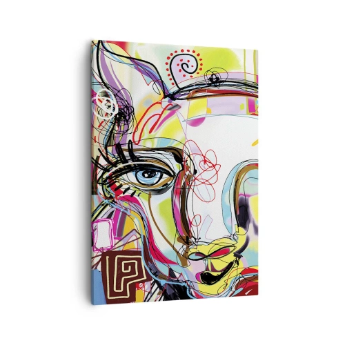 Obraz na plátně - Bohatství kočičí krásy - 50x70 cm