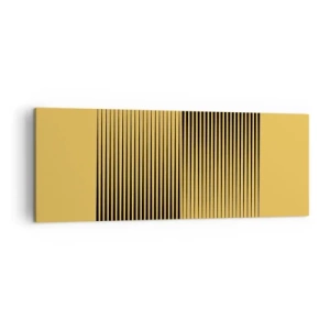 Obraz na plátně - Čtverec protikladů - 140x50 cm