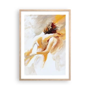 Plakát v rámu světlý dub - Blízkost v nebi - 50x70 cm