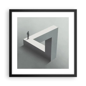 Plakát v černém rámu - A přece je to možné - 40x40 cm