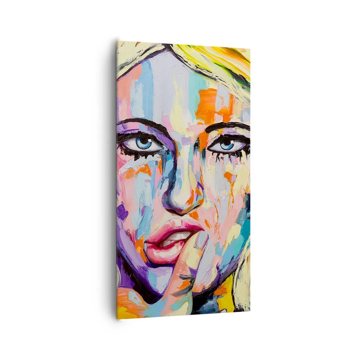 Obraz na plátně - Podívej se jí přímo do očí - 65x120 cm