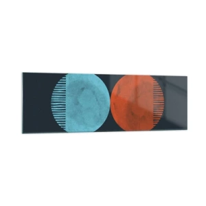 Obraz na skle - Pouze geometrie? - 160x50 cm