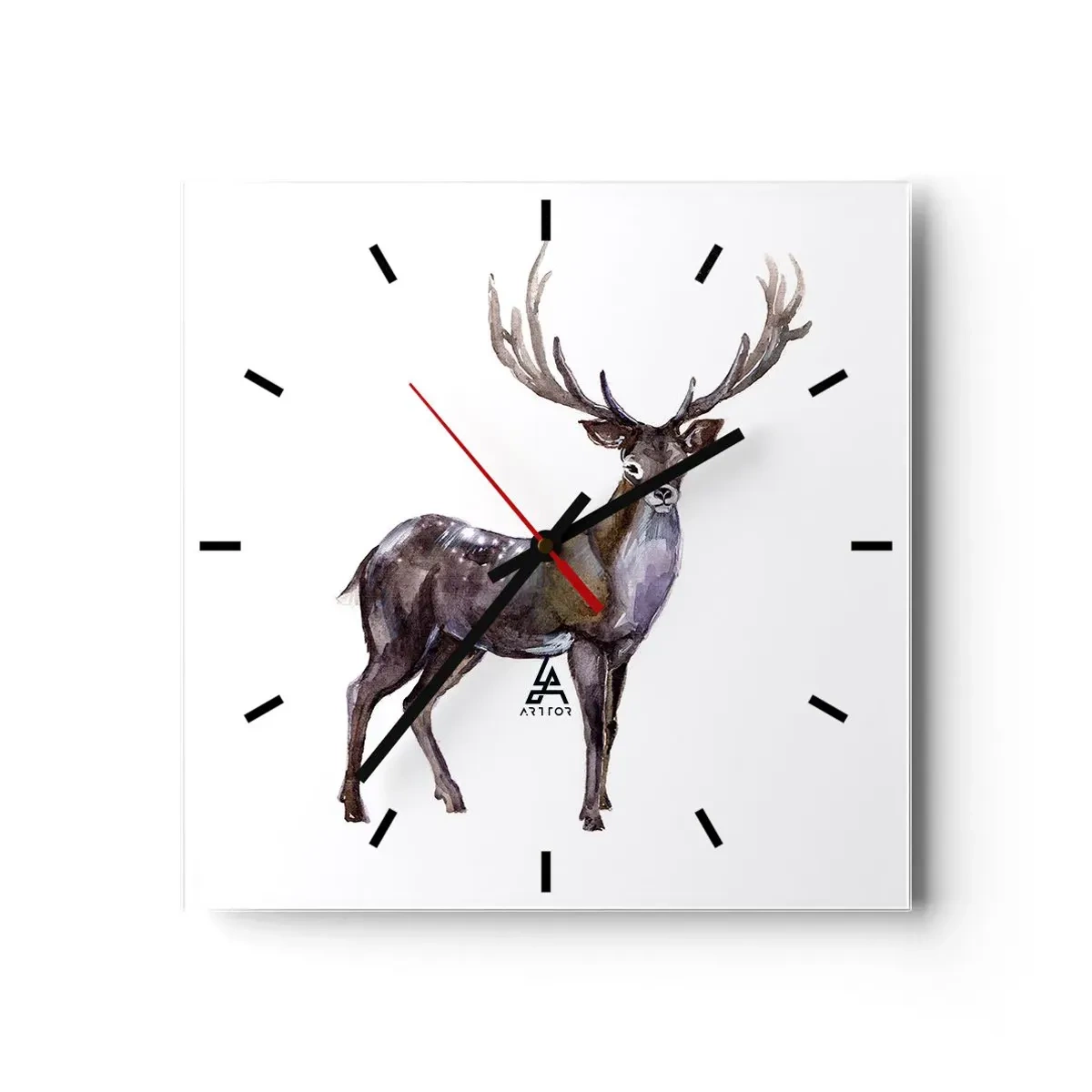 Nástěnné hodiny - Král půlnoční pouště - 40x40 cm