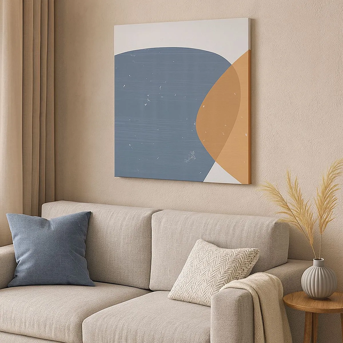 Obraz na plátně - Ovály a vlivy - 30x30 cm