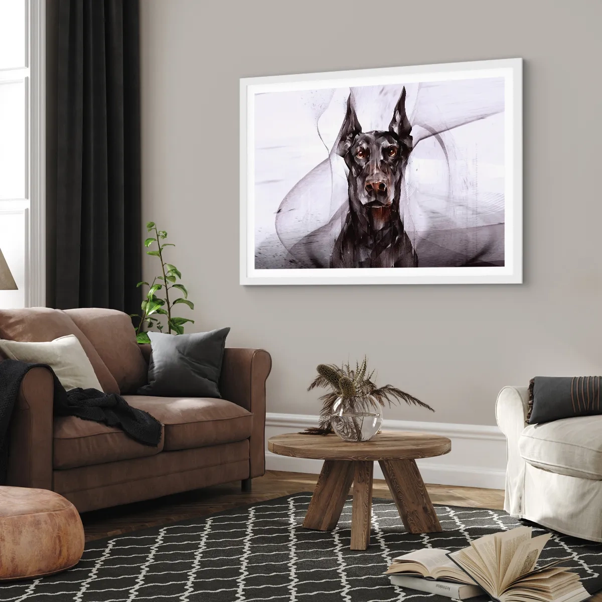 Plakát v bílém rámu - Z urozeného rodu - 91x61 cm