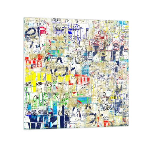 Obraz na skle - Prostě potěší oči - 70x70 cm