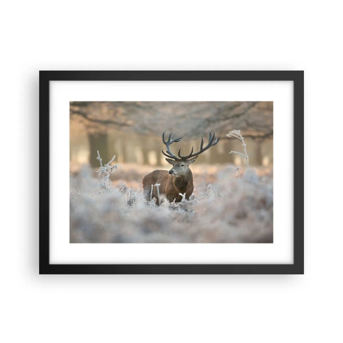 Plakát v černém rámu - Svěží ráno - 40x30 cm