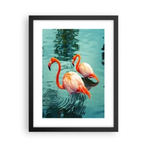 Plakát v černém rámu - Nyní jsme v módě - 30x40 cm