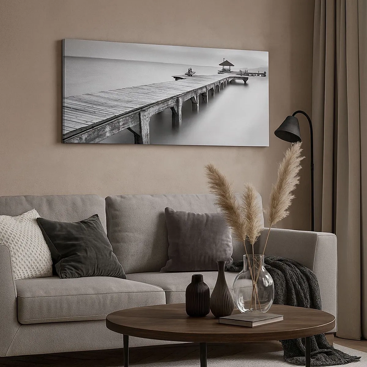 Obraz na plátně - Daleko od nás - 100x40 cm