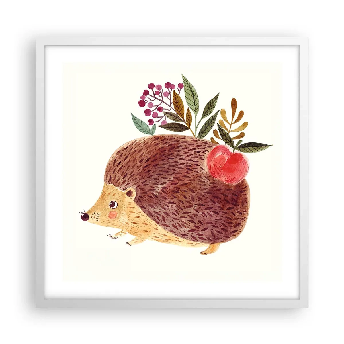 Plakát v bílém rámu - A už mě máš rád - 50x50 cm