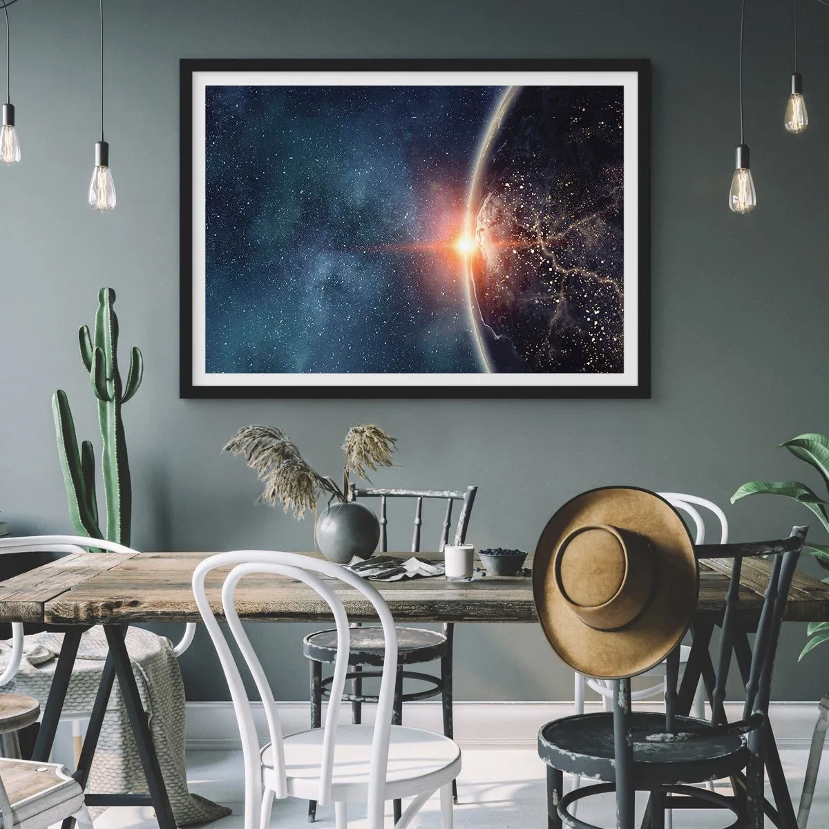 Plakát v černém rámu - V nové perspektivě - 70x50 cm