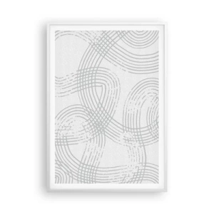 Plakát v bílém rámu - Snadné východisko neexistuje - 70x100 cm