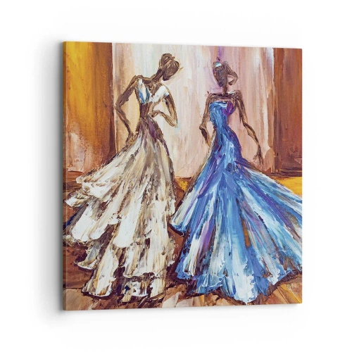 Obraz na plátně - Půvabné duo - 70x70 cm