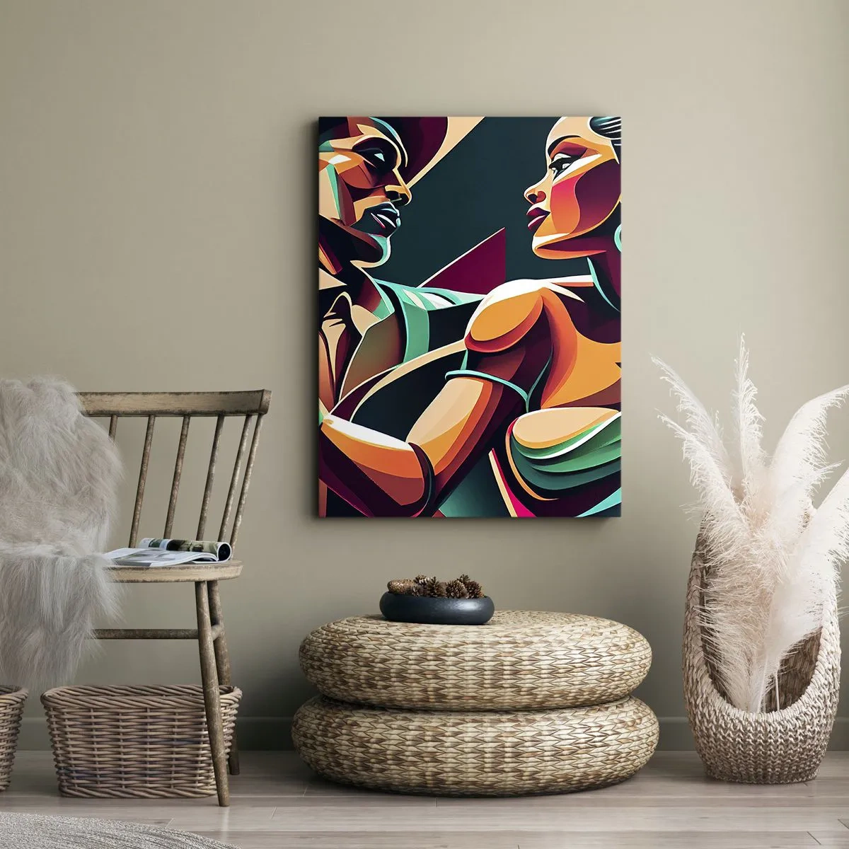 Obraz na plátně - V rytmu srdce - 50x70 cm
