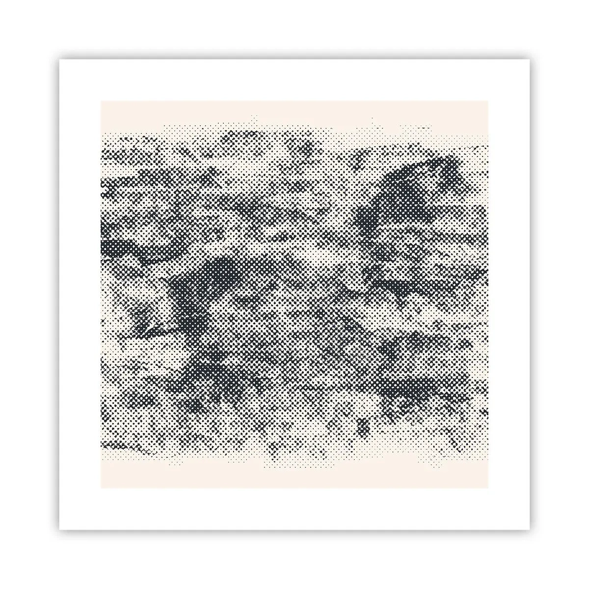 Plakát - Mlžná kompozice - 40x40 cm