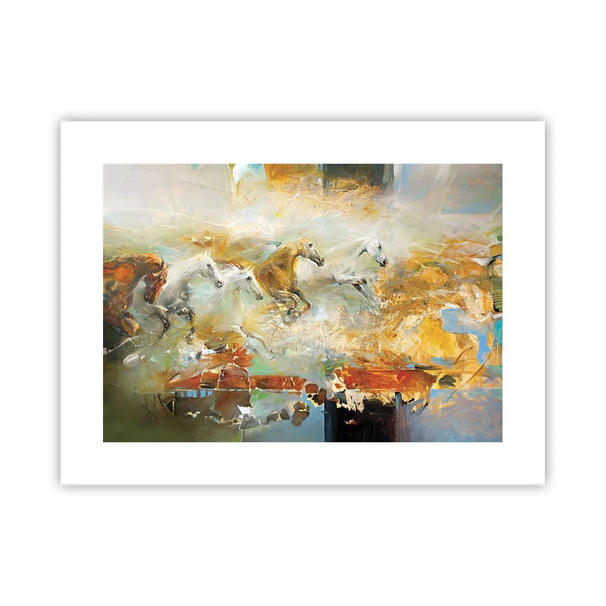 Plakát - Cválá světlem - 40x30 cm