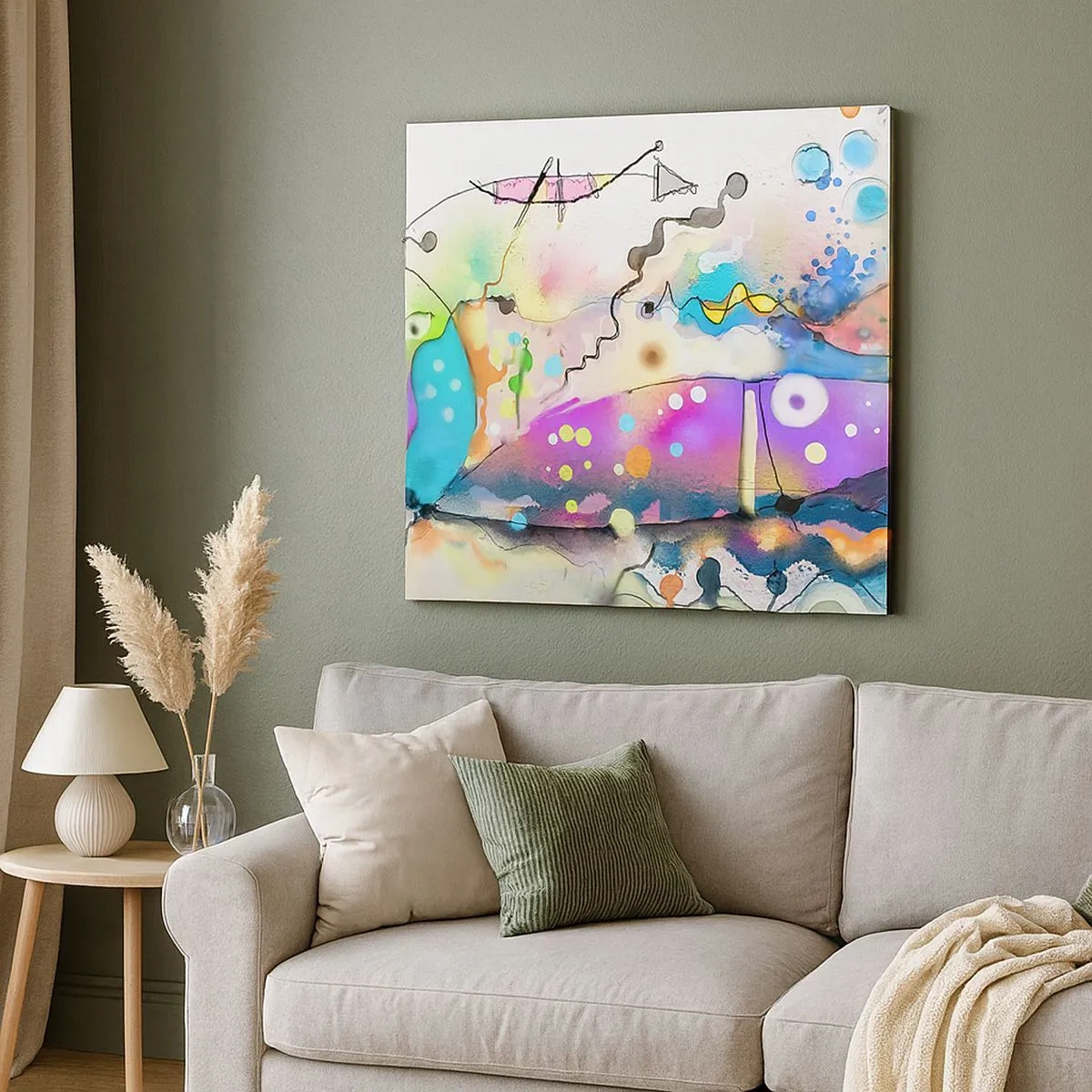 Obraz na plátně - Chybí slova! - 30x30 cm