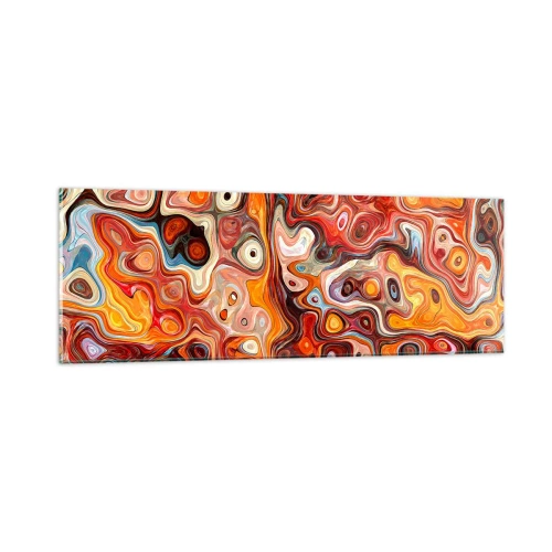 Obraz na skle - Kdyby se ořechy rozpouštěly v medu - 90x30 cm