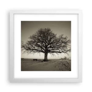 Plakát v bílém rámu - Odtud až na věčnost - 30x30 cm