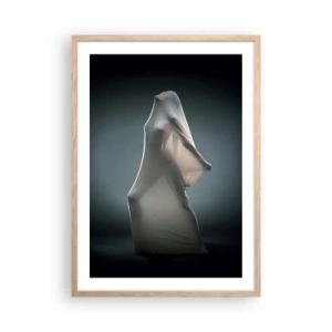 Plakát v rámu světlý dub - Skryté touhy - 50x70 cm