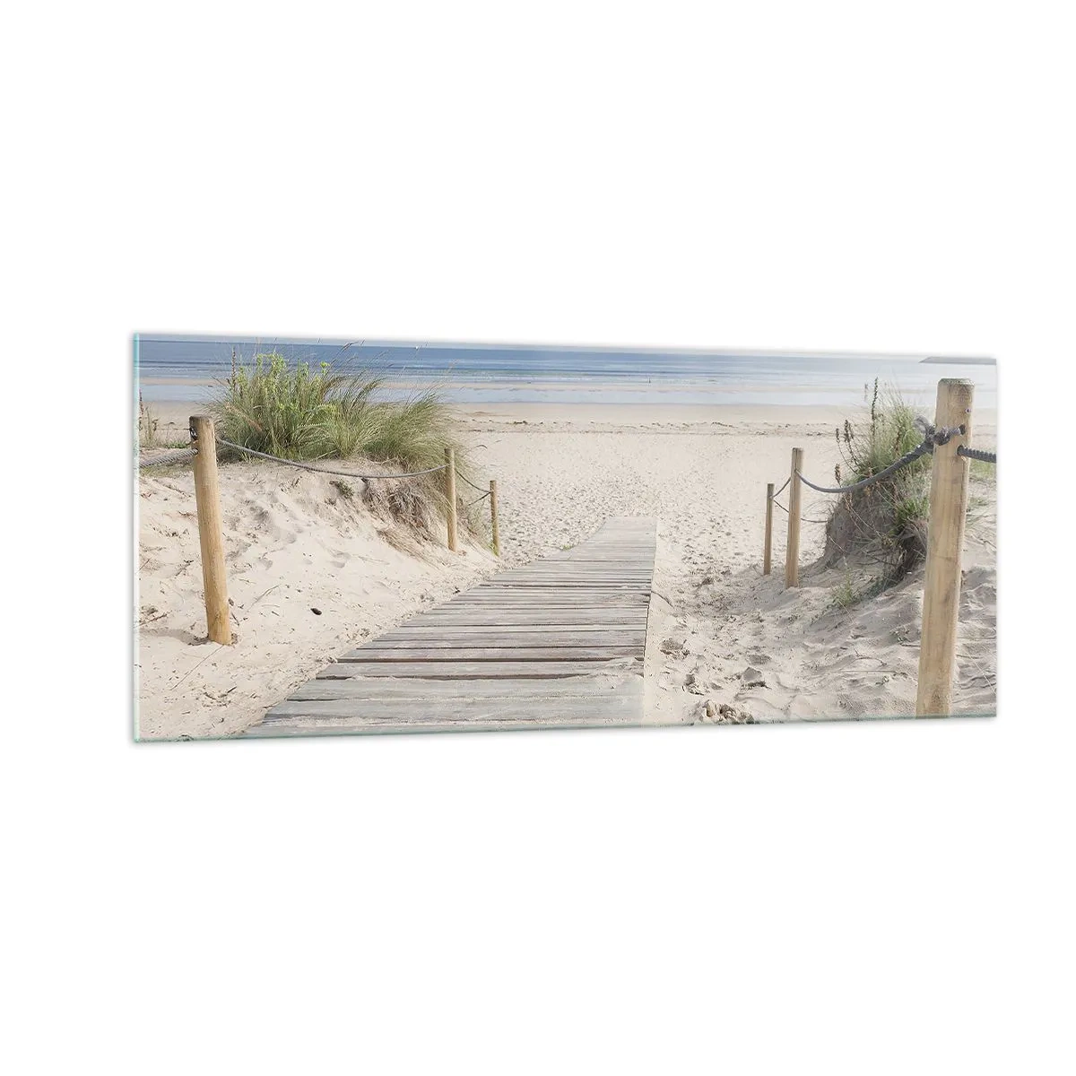 Obraz na skle - Až k horizontu - 100x40 cm