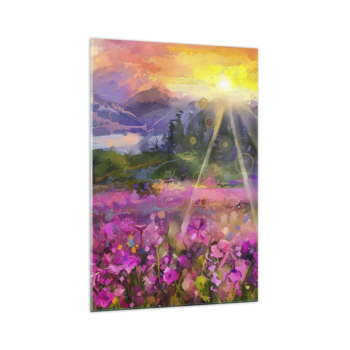 Obraz na skle - V údolí v péči slunce - 70x100 cm