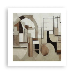 Plakát - Městská krajina 2.0 - 40x40 cm