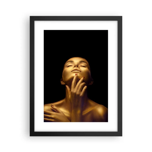 Plakát v černém rámu - Jako zlaté hedvábí - 30x40 cm
