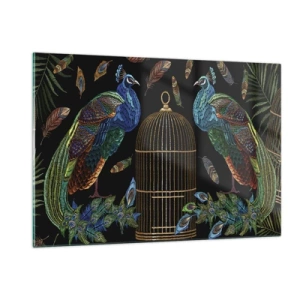 Obraz na skle - V královském rouchu - 120x80 cm