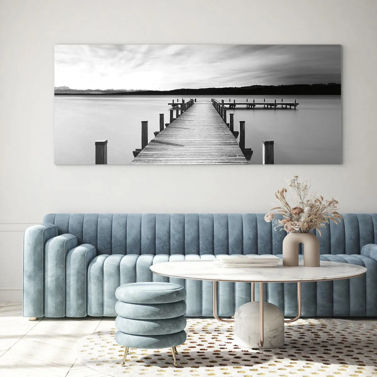 Obraz na skle - U napajedla – klidu - 100x40 cm