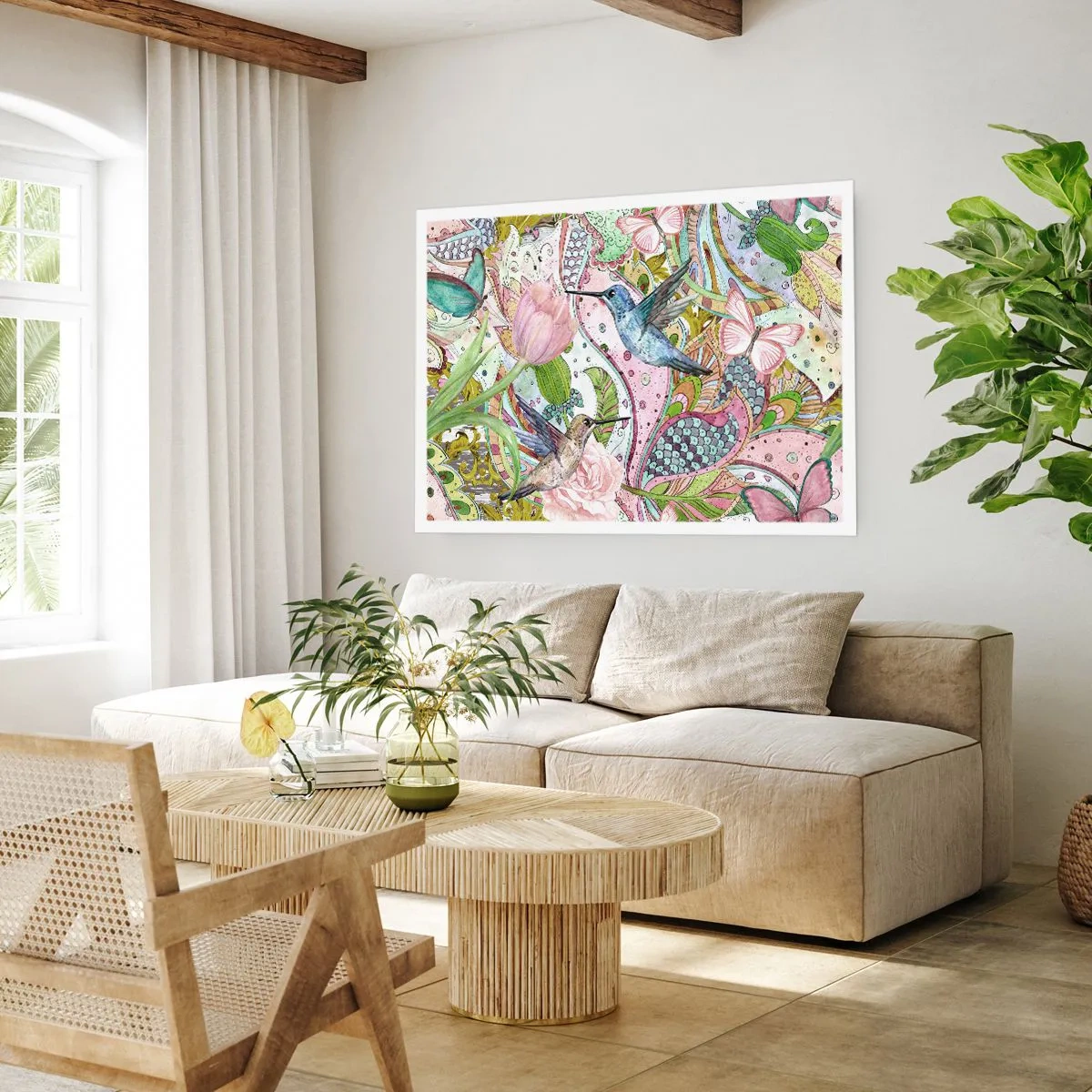 Plakát - Zamotané do lián - 100x70 cm